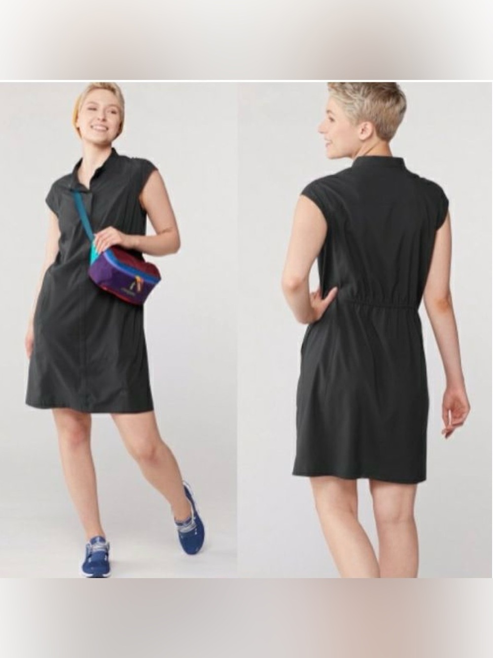 Arc'teryx Cala Dress Women's Size XS Black Mini Pockets Travel Lightweight